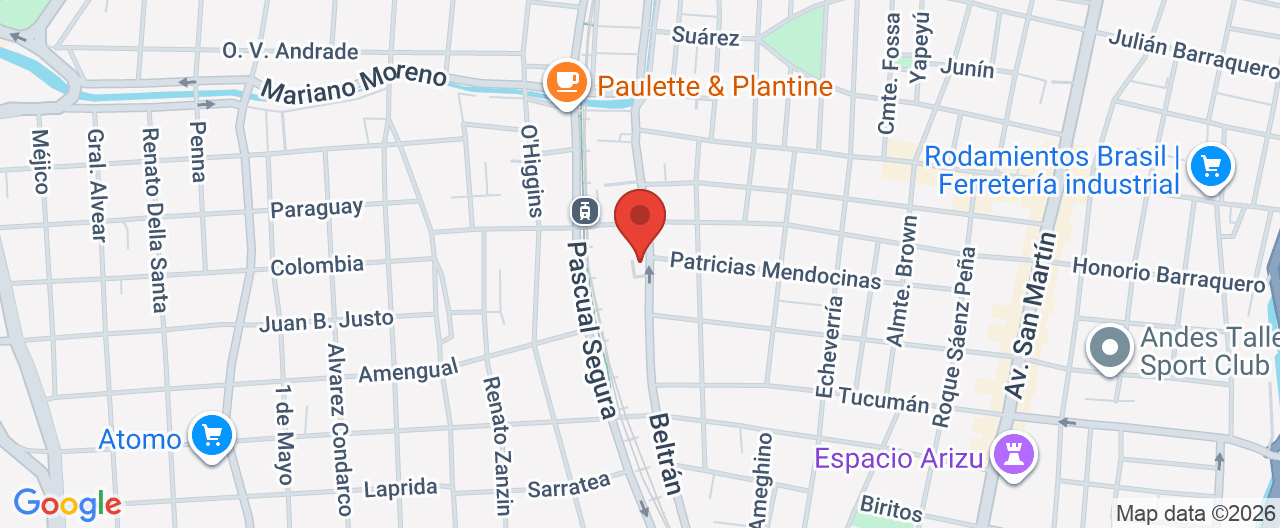Mapa de la ubicación