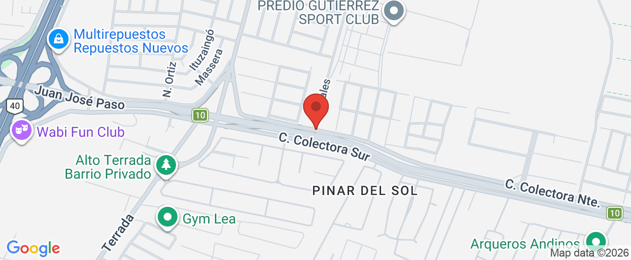 Mapa de la ubicación