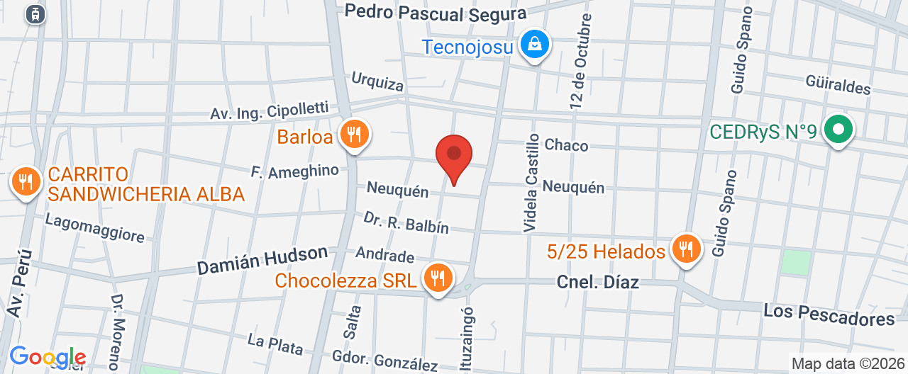Mapa de la ubicación