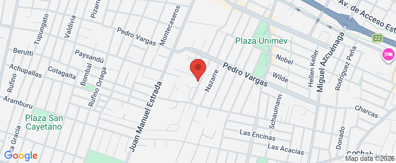 Mapa de la ubicación