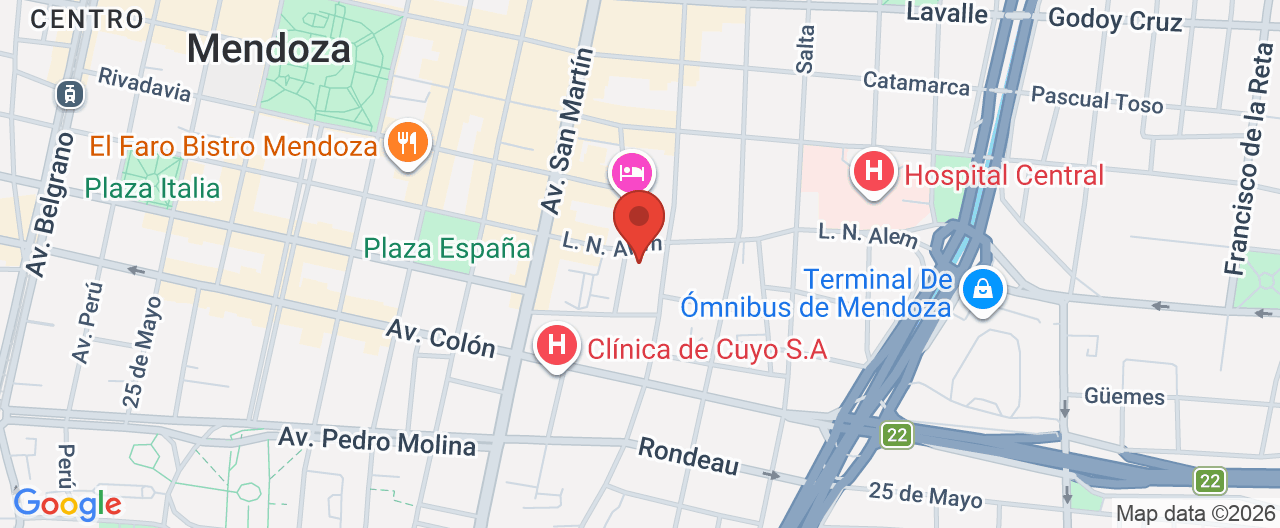 Mapa de la ubicación