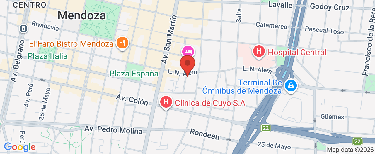 Mapa de la ubicación