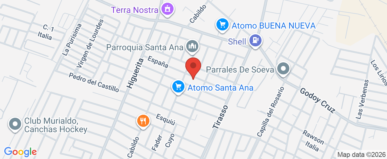 Mapa de la ubicación