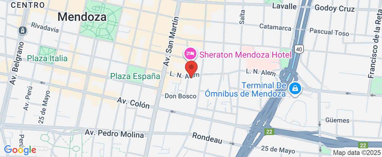 Mapa de la ubicación