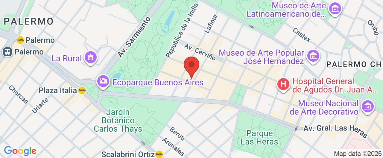 Mapa de la ubicación