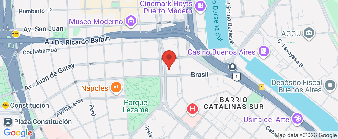 Mapa de la ubicación