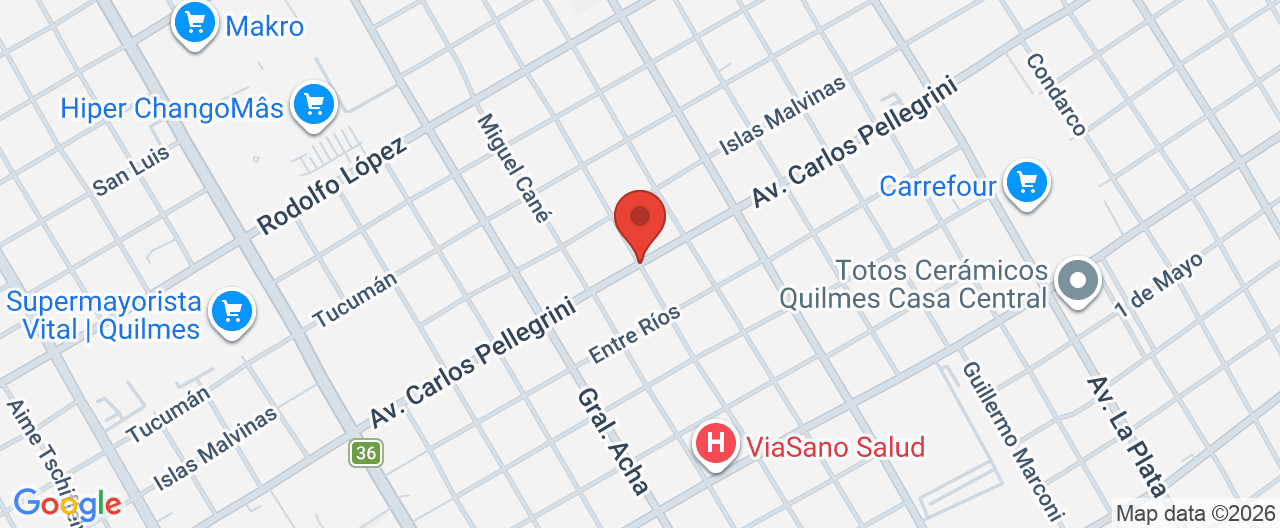 Mapa de la ubicación