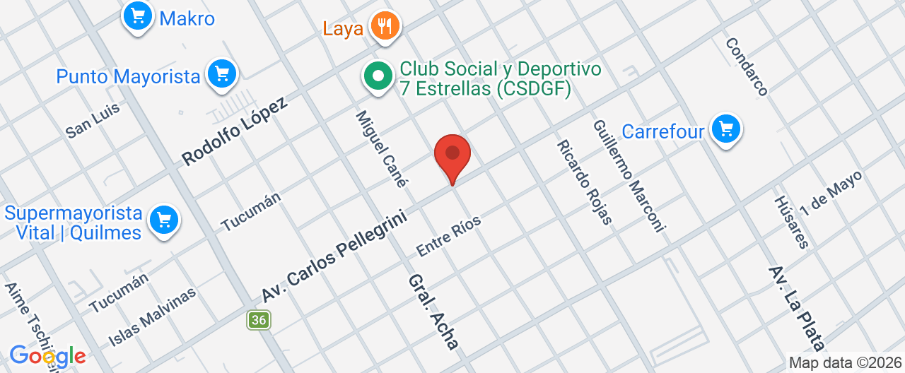 Mapa de la ubicación