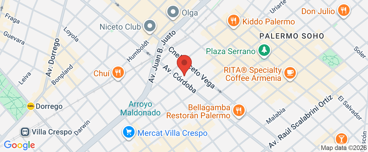 Mapa de la ubicación