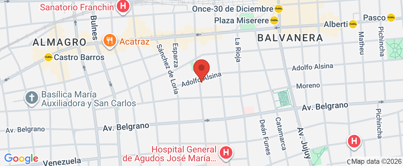 Mapa de la ubicación