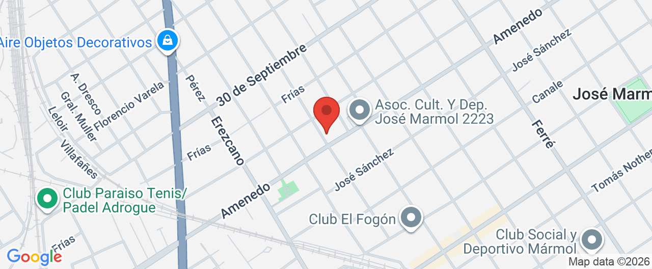 Mapa de la ubicación