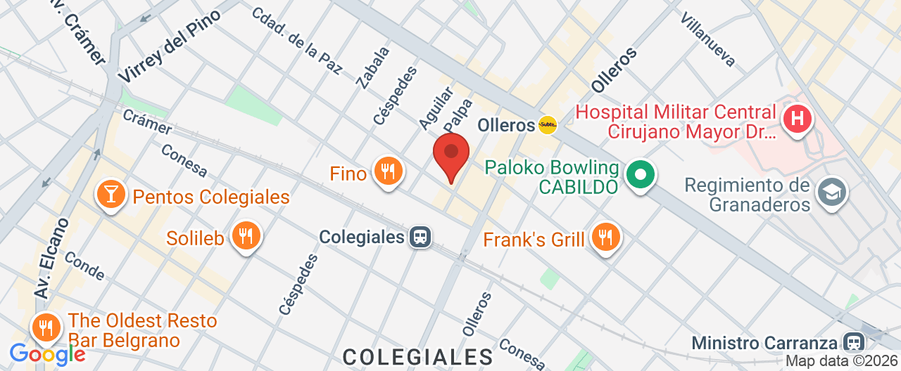 Mapa de la ubicación