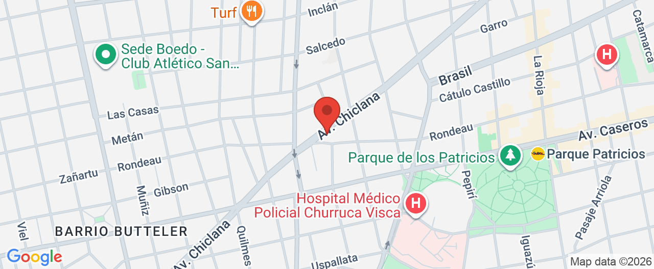 Mapa de la ubicación