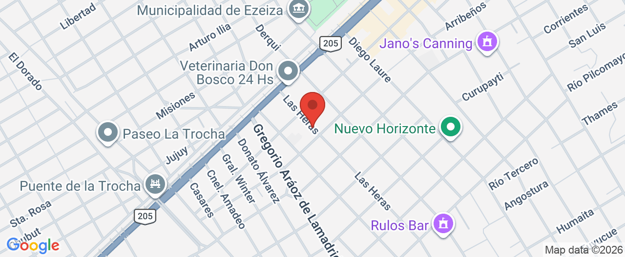 Mapa de la ubicación