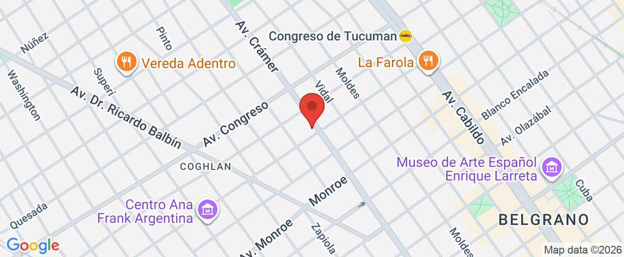Mapa de la ubicación