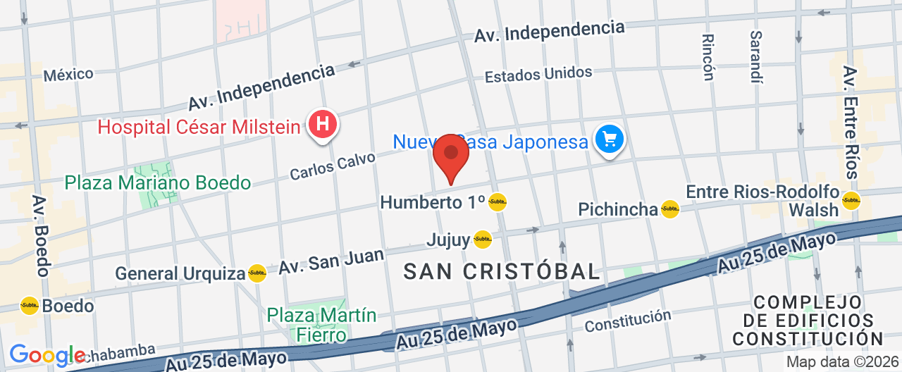 Mapa de la ubicación