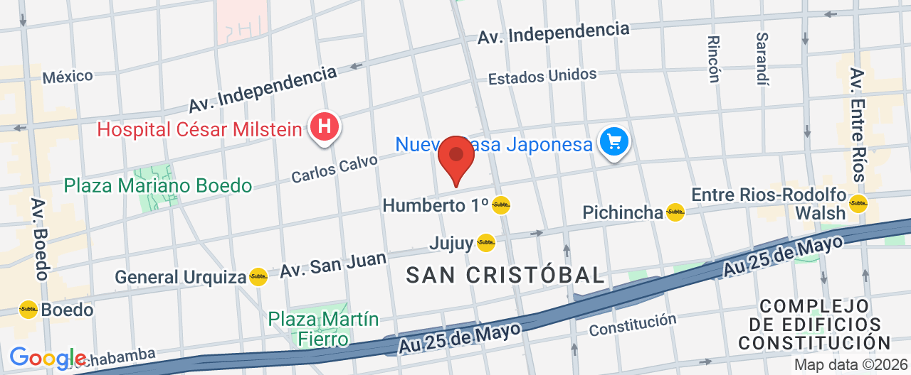 Mapa de la ubicación
