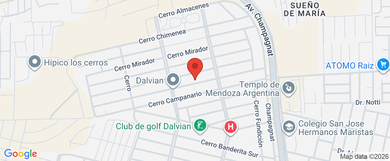 Mapa de la ubicación