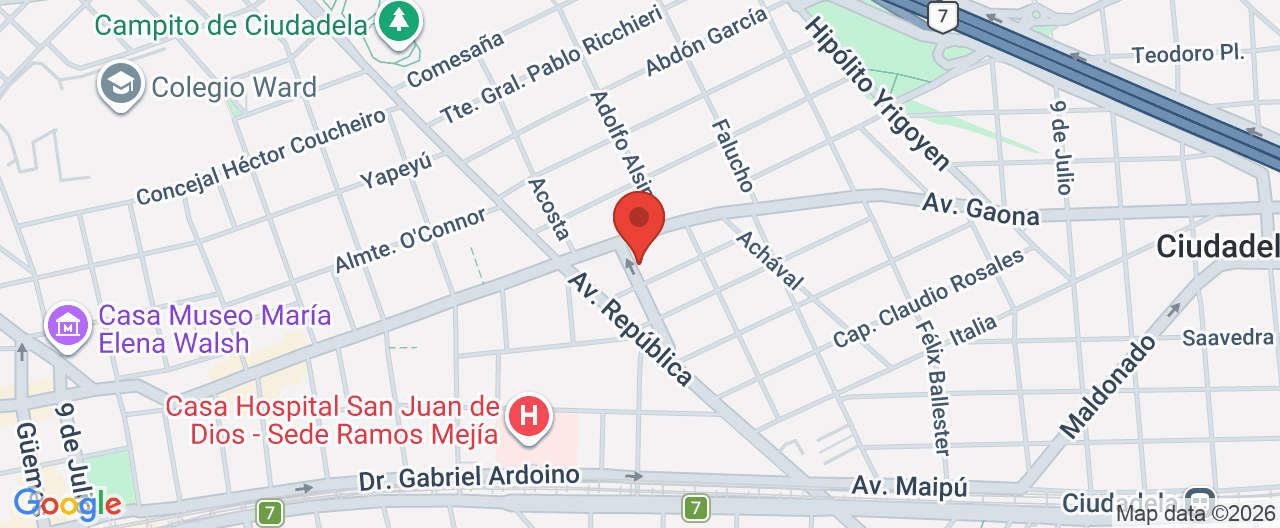 Mapa de la ubicación