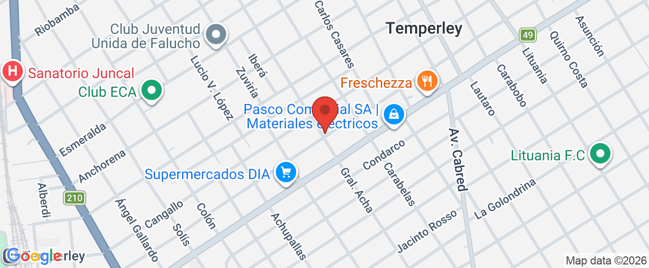 Mapa de la ubicación