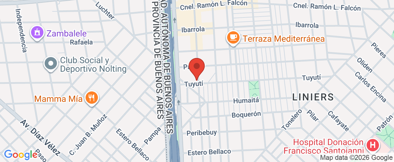 Mapa de la ubicación