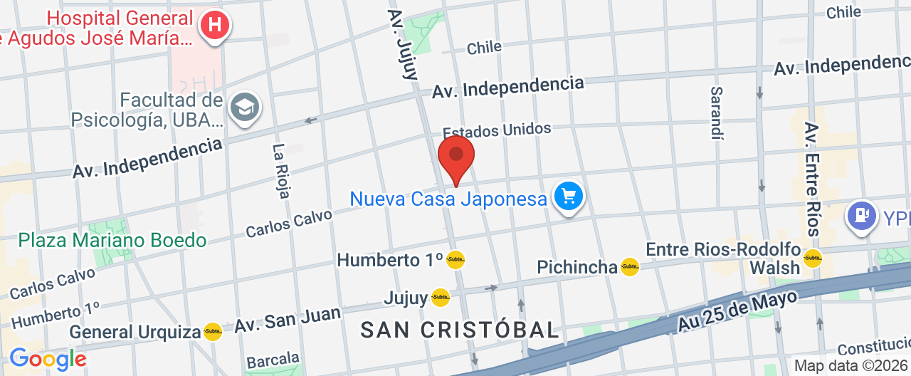 Mapa de la ubicación