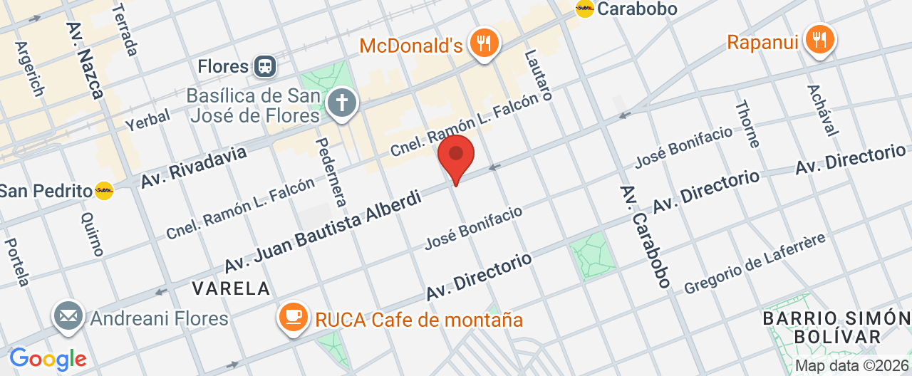 Mapa de la ubicación