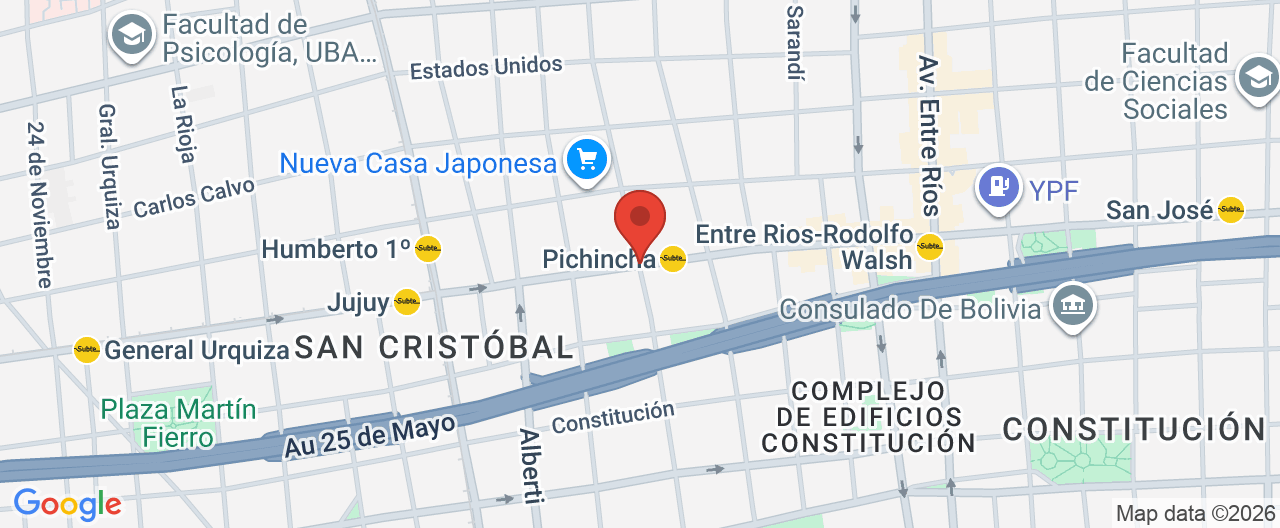 Mapa de la ubicación