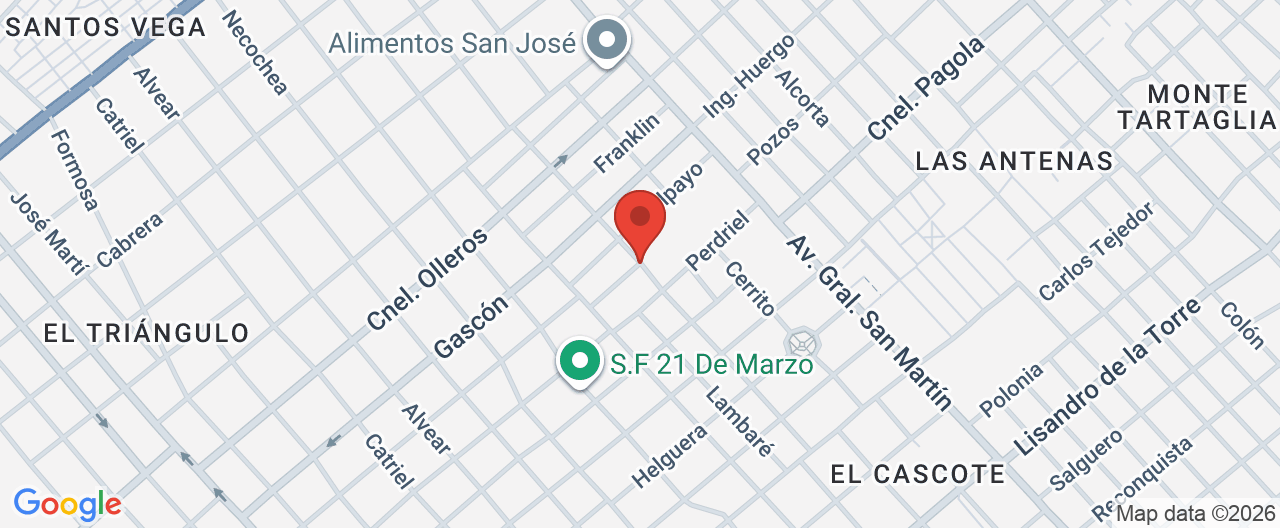 Mapa de la ubicación