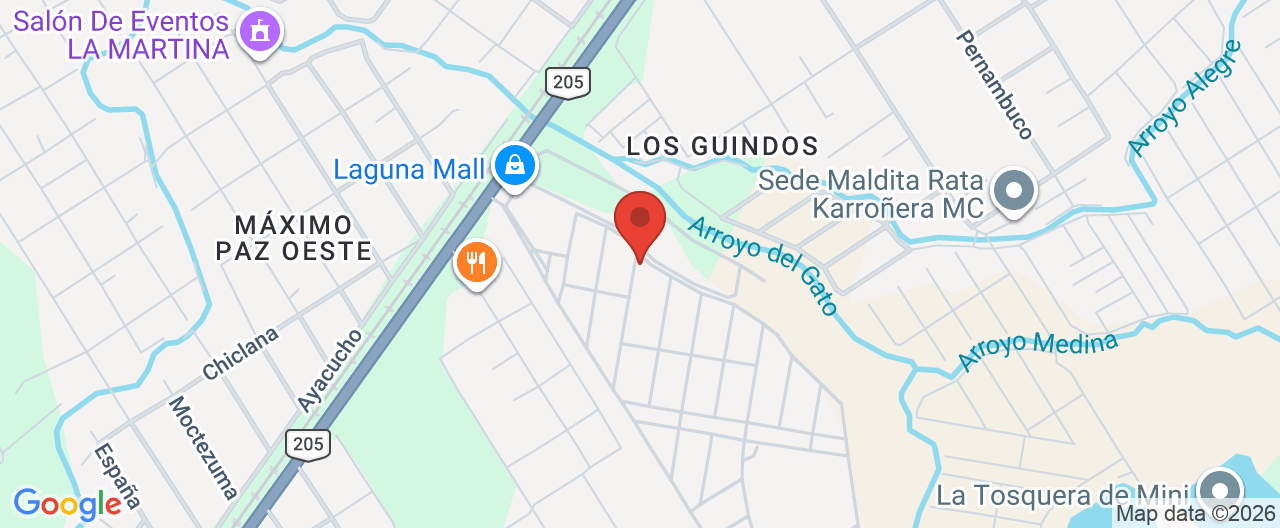 Mapa de la ubicación