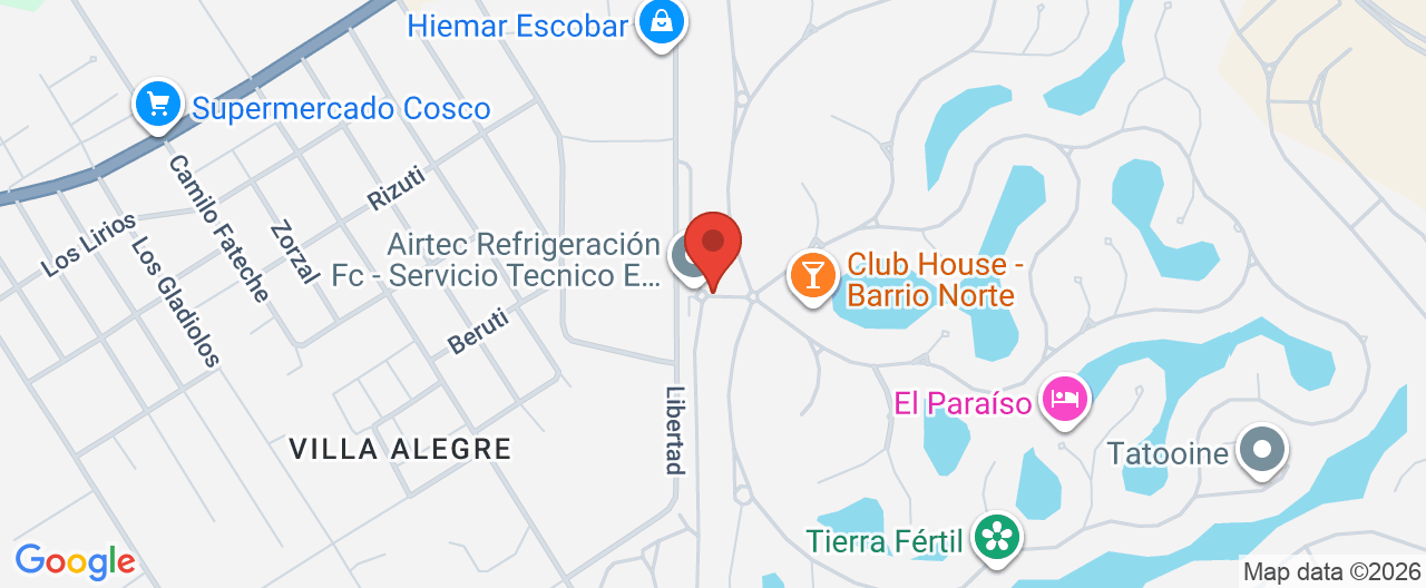 Mapa de la ubicación