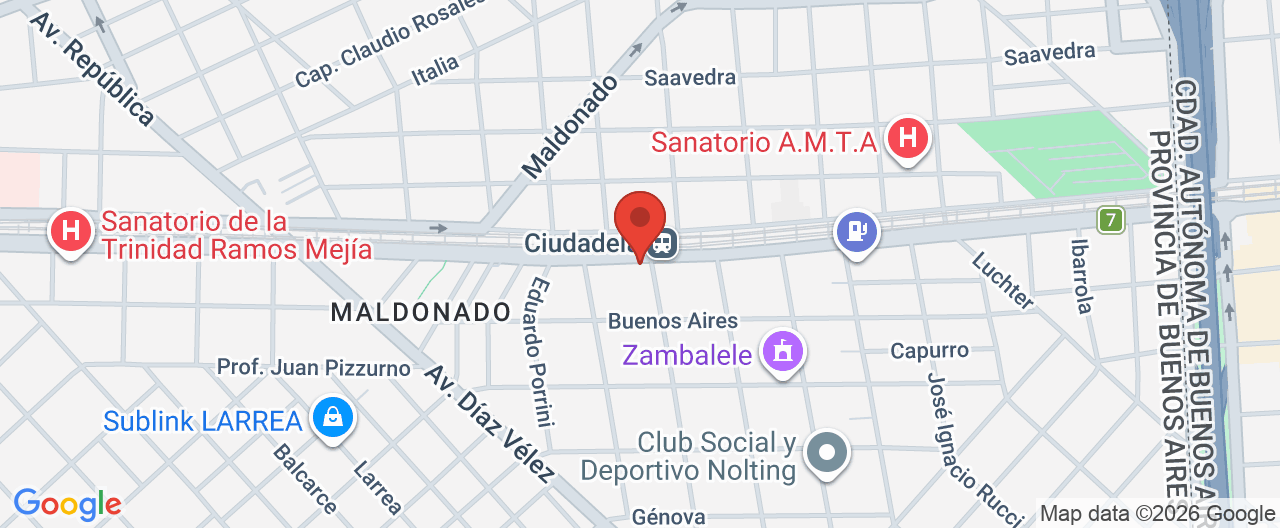 Mapa de la ubicación