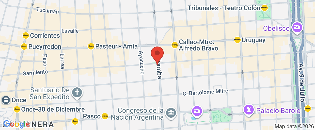 Mapa de la ubicación