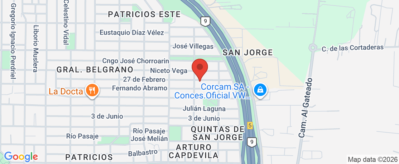 Mapa de la ubicación