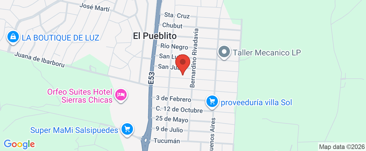 Mapa de la ubicación