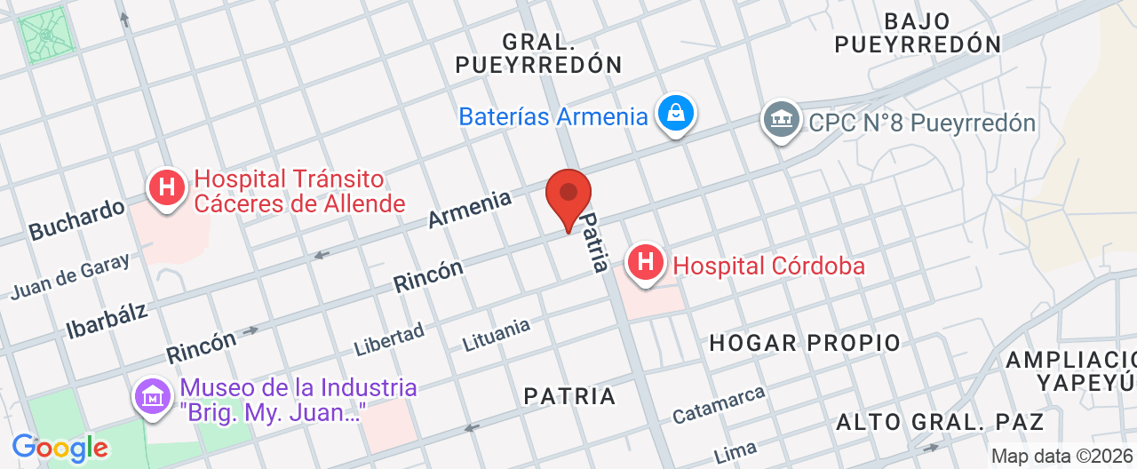 Mapa de la ubicación