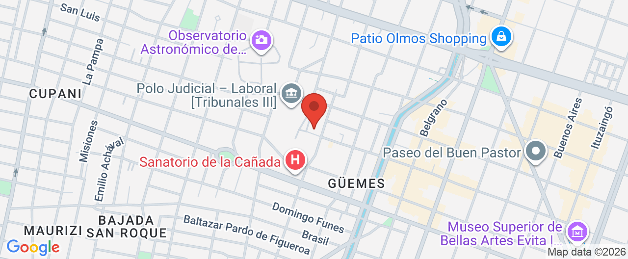Mapa de la ubicación