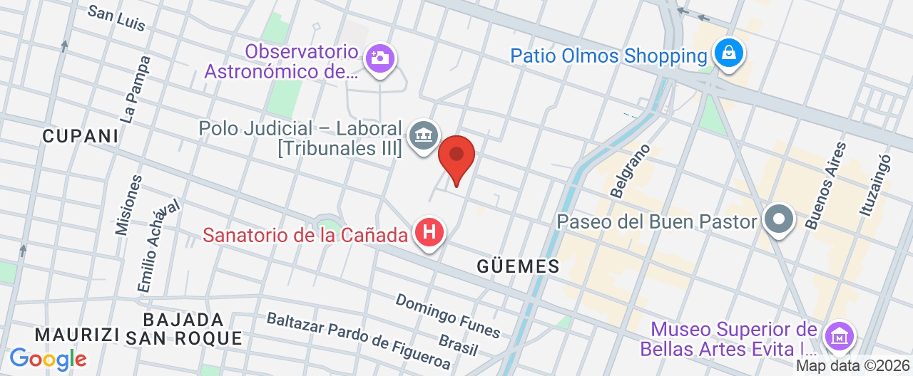 Mapa de la ubicación