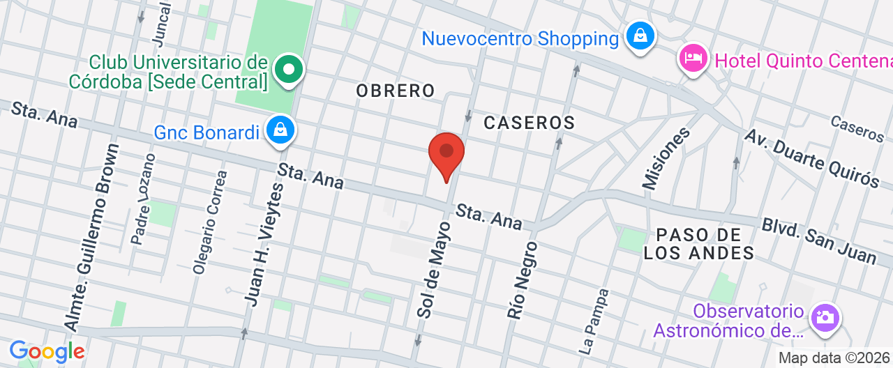Mapa de la ubicación