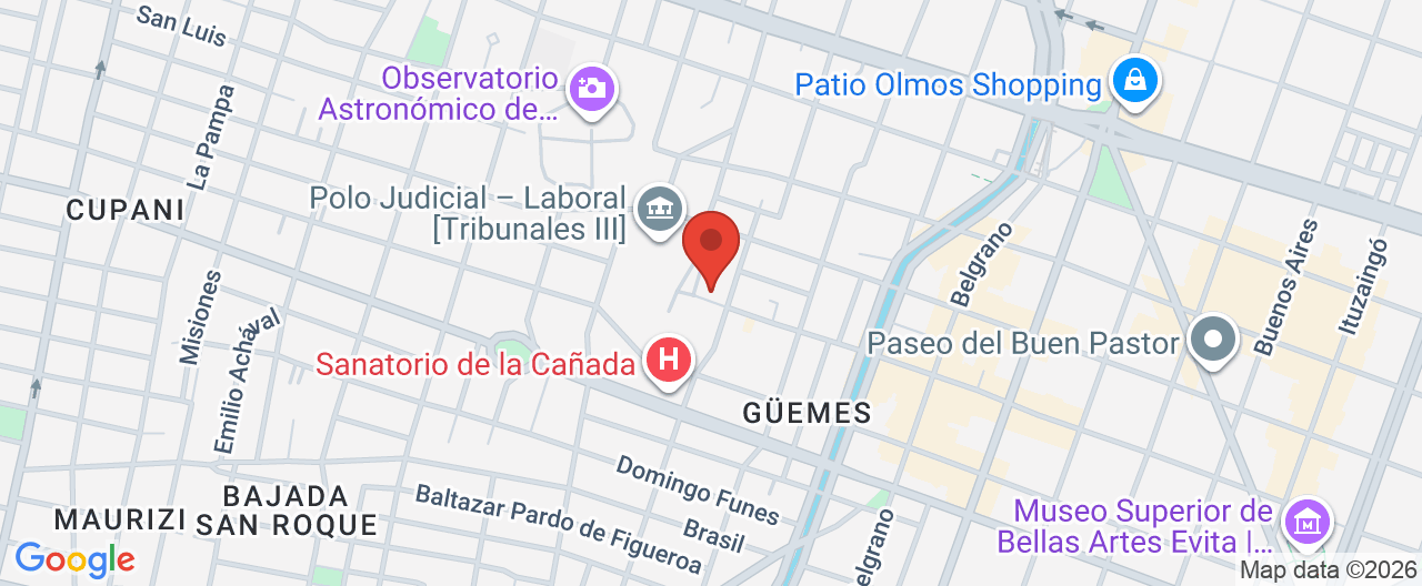 Mapa de la ubicación
