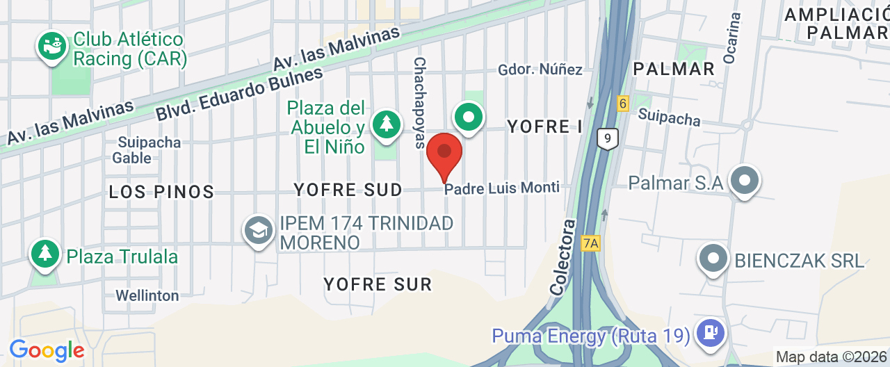 Mapa de la ubicación