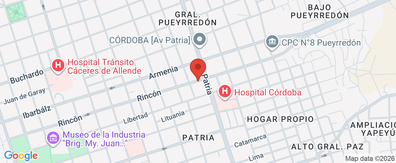 Mapa de la ubicación