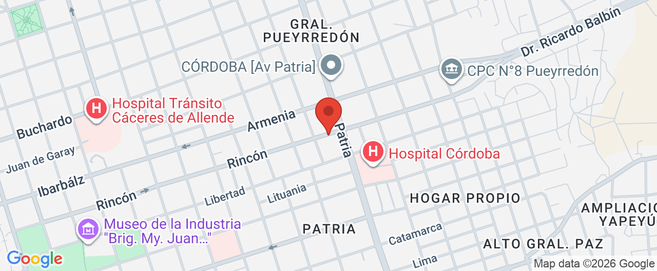 Mapa de la ubicación