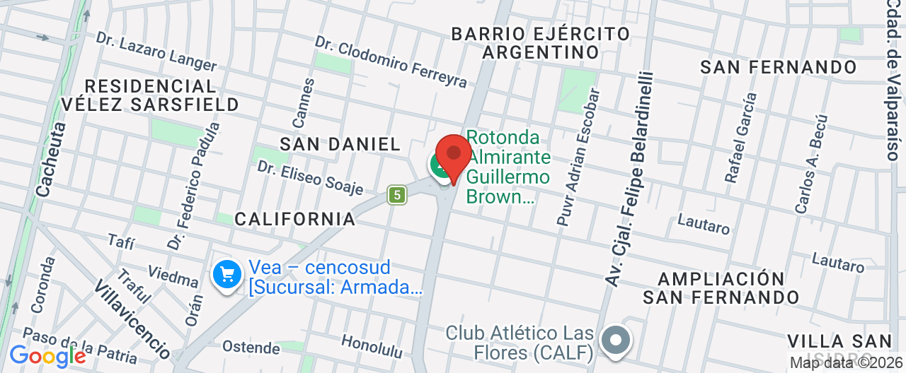 Mapa de la ubicación