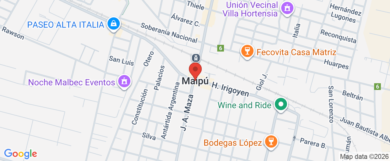 Mapa de la ubicación