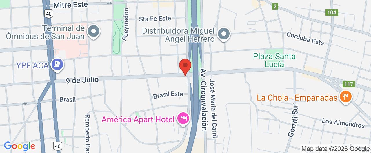 Mapa de la ubicación