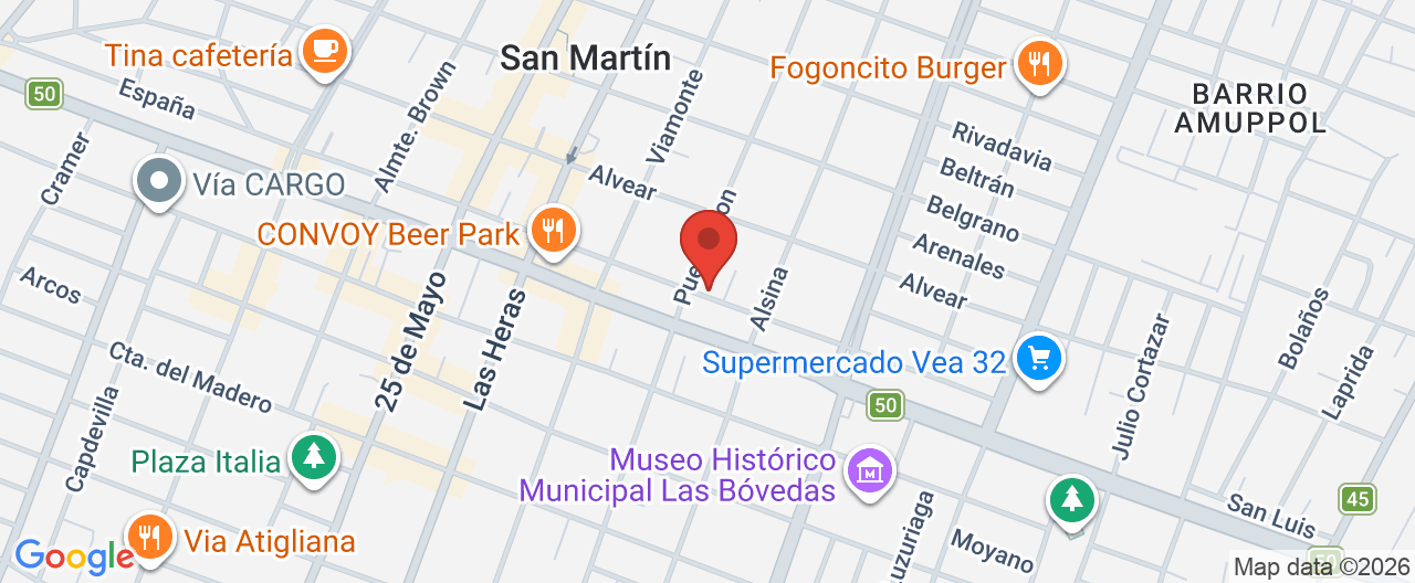 Mapa de la ubicación