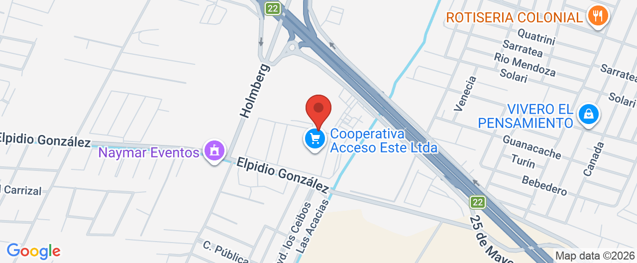 Mapa de la ubicación