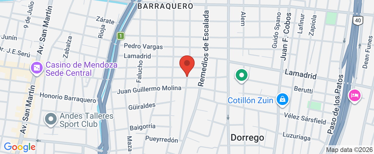 Mapa de la ubicación