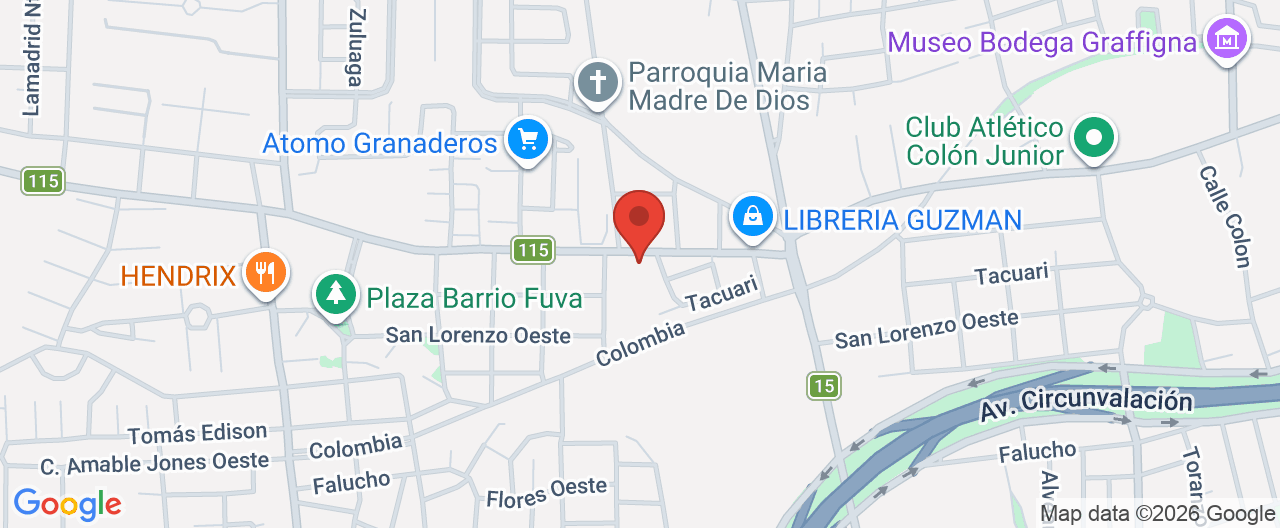 Mapa de la ubicación